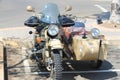 Old military motorbike