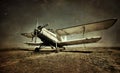 Old military plane Royalty Free Stock Photo