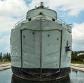 Old military ship. Royalty Free Stock Photo