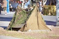 Old military tent