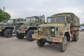 Old military trucks