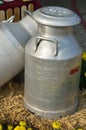 Old Milk Cans Made of Aluminum Royalty Free Stock Photo