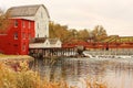 Red mill in Minnesota Royalty Free Stock Photo