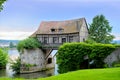 Old mill house on bridge, Vernon, Normandy, France Royalty Free Stock Photo