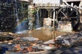 Old Mill with Rainbow Royalty Free Stock Photo