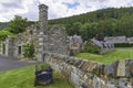 The Old Mill ruins in the Scottish Village of Kenmore, near Loch Tay in Perthshire.