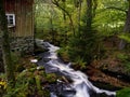 Old mill in a streem Royalty Free Stock Photo