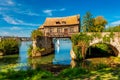 Old Mill in Vernon Normandy France Royalty Free Stock Photo