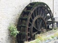 Old mill wheel in Bayeux, France Royalty Free Stock Photo