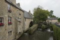 Old mill wheel in Bayeux, France