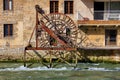 Old mill wheel in Ornans Royalty Free Stock Photo