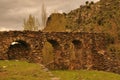 Old mills to process wheat in Spain.