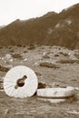Old millstone Royalty Free Stock Photo