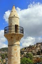 Old minaret in Safad, Israel Royalty Free Stock Photo