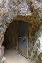 Old mine entrance at  Karangahake gorge. Royalty Free Stock Photo