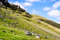 The old mine workings on Kirkstone Pass in the Lake District, England, UK Royalty Free Stock Photo