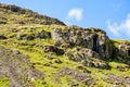 The old mine workings on Kirkstone Pass in the Lake District, England, UK Royalty Free Stock Photo