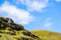 The old mine workings on Kirkstone Pass in the Lake District, England, UK Royalty Free Stock Photo