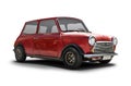 Mini Cooper classic isolated Royalty Free Stock Photo