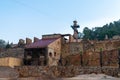 Old mining buildings and factory in Minas del Castillo Royalty Free Stock Photo