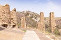 Old mining calcination furnaces in Lucainena de las Torres. Almeria, Andalucia, Spain