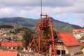 Old mining machinery in the town of real del monte, in hidalgo XI