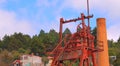 Old mining machinery in the town of real del monte, in hidalgo IV