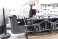 Old Mining Trolley Motor on Display in Bisbee, AZ