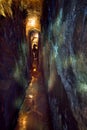 Old mining tunnel. Tin mine Mauritius. Royalty Free Stock Photo