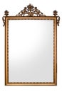 Old antique mirror frame Royalty Free Stock Photo