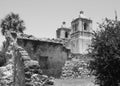 Old Mission Concepcion in city San Antonio Royalty Free Stock Photo