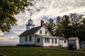 Old Mission Point Lighthouse In Michigan Royalty Free Stock Photo
