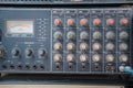 Old mixer audio recording audio amplifier