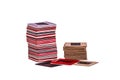 Old 35 mm mounted film slides Royalty Free Stock Photo