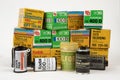 Old 35mm photo film Royalty Free Stock Photo