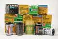 Old 35mm photo film Royalty Free Stock Photo