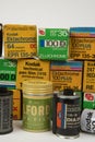 Old 35mm photo film Royalty Free Stock Photo