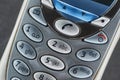 Old mobile phone buttons Royalty Free Stock Photo