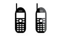 Old Mobile Phone - Cell Phone Icon - Old Keypad Mobile Phone