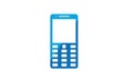 Old Mobile Phone - Cell Phone Icon - Old Keypad Mobile Phone Royalty Free Stock Photo