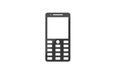 Old Mobile Phone - Cell Phone Icon - Old Keypad Mobile Phone