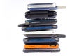 Old Mobile phones Royalty Free Stock Photo