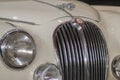 Old model of Jaguar 340, Car museum in Belgrade Royalty Free Stock Photo