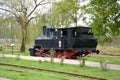 Old model locomotive, made in Resita