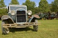 Old Model T car at threshing show