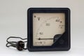 old model voltmeter profile Royalty Free Stock Photo