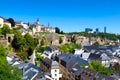 Old and Modern Luxembourg Royalty Free Stock Photo