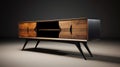 1950s Lounge Sideboard: Jsp Rendered Jpg In The Style Of Nathan Wirth