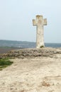 Old moldavian orthodox cross in Orhei, Moldova Royalty Free Stock Photo