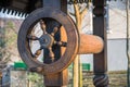 Old moldavian Water Well With Pulley and Bucket Royalty Free Stock Photo